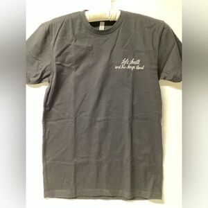 Next Level Apparel Black Graphic Tee. Lyle Lovett & his large band